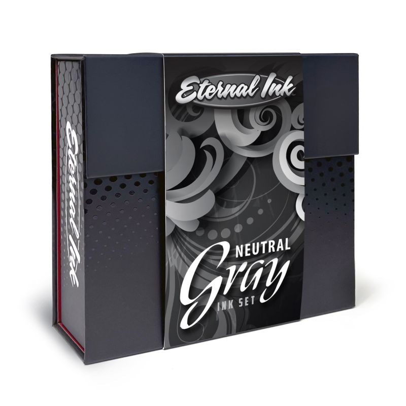 EXP:11/08/2027 NEUTRAL GRAY INK SET ETERNAL 4 UNIDADES