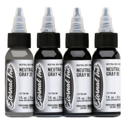 EXP:11/08/2027 NEUTRAL GRAY INK SET ETERNAL 4 UNIDADES