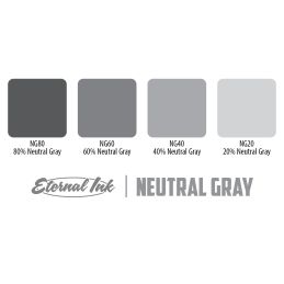EXP:11/08/2027 NEUTRAL GRAY INK SET ETERNAL 4 UNIDADES