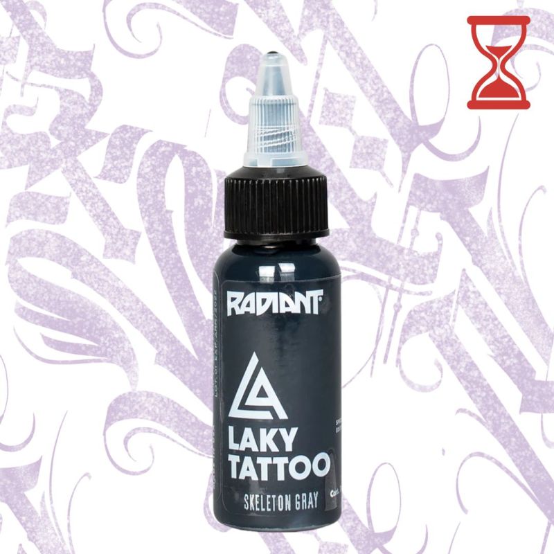 EXP: 06/2026 SKELETON GRAY LAKY TATTOO Radiant  