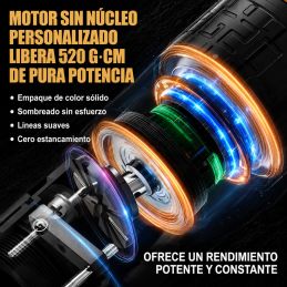 AMBITION SOLDIER PRO 520 - MÁQUINA DE TATUAJE INALÁMBRICA CON STROKE REGULABLE