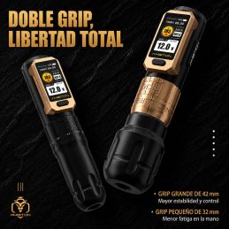 AMBITION SOLDIER PRO 520 - MÁQUINA DE TATUAJE INALÁMBRICA CON STROKE REGULABLE