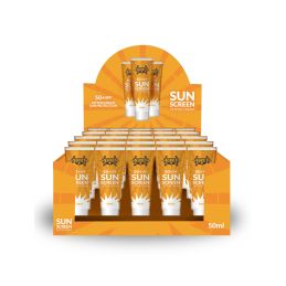 SUN SCREEN Tattoo Cream 50+SPF HORNET 50ml - EXPOSITOR 25 UNIDADES