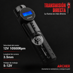 MAST ARCHER BLACK- MÁQUINA DE TATUAJE INALÁMBRICA