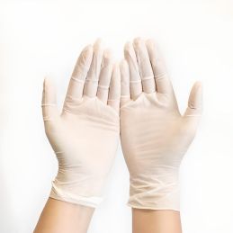 EXP:01/2027 Guantes de Vinilo Sin Polvo (Talla S)