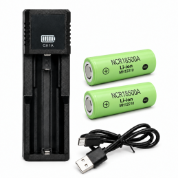 Batería Recambio  NCR18500A Li-ion para Máquina de Tatuaje con Cargador 