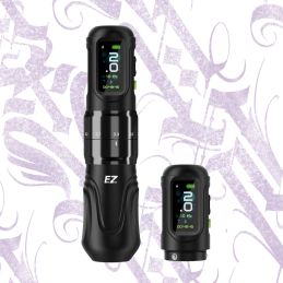 EZ P6 DOS BATERÍAS- MÁQUINA DE TATUAJE INALÁMBRICA CON STROKE REGULABLE 