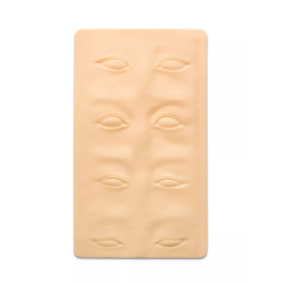 Piel 3D ojos y cejas para prácticas.