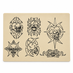 PIEL SINTÉTICA PARA PRÁCTICAS con DISEÑOS 15CMX20CM - 1MM
