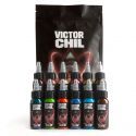 SOLID INK - VICTOR CHIL SET 1OZ - 12 COLORES