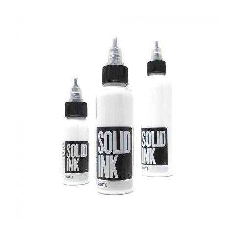 White SOLID INK 2oz