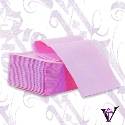 SERVILLETA BICAPA IMPERMEABLE 33x45 COLOR ROSA