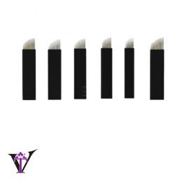 10 Unidades Agujas para MicroBlading  0.18mm Nano