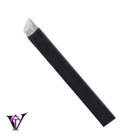 10 Unidades Agujas para MicroBlading  0.18mm Nano