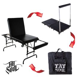 TATSOUL X-TABLE MESA CAMILLA PORTÁTIL BLACK