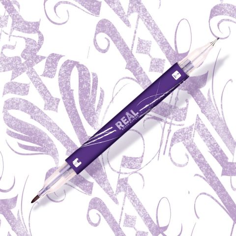 REAL BRUSH MARKER- BOLÍGRAFO DOBLE PARA FREEHAND