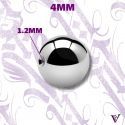 Bola 4mm para rosca 1,2mm